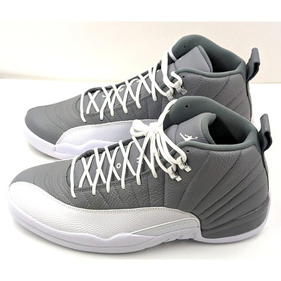 Nike Air Jordan 12 Retro Stealth  CT8013-015 White Cool Grey Men\'s Size 13 main image 8